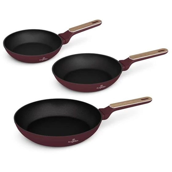 Σετ Μαγειρικά Σκεύη BERLINGER HAUS ΒΗ-8303 3 τμχ Μπορντό image 0