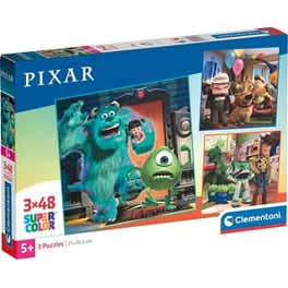 Παιδικό Παζλ Clementoni Supercolor 3in1: Pixar (3 x 48 Κομμάτια)