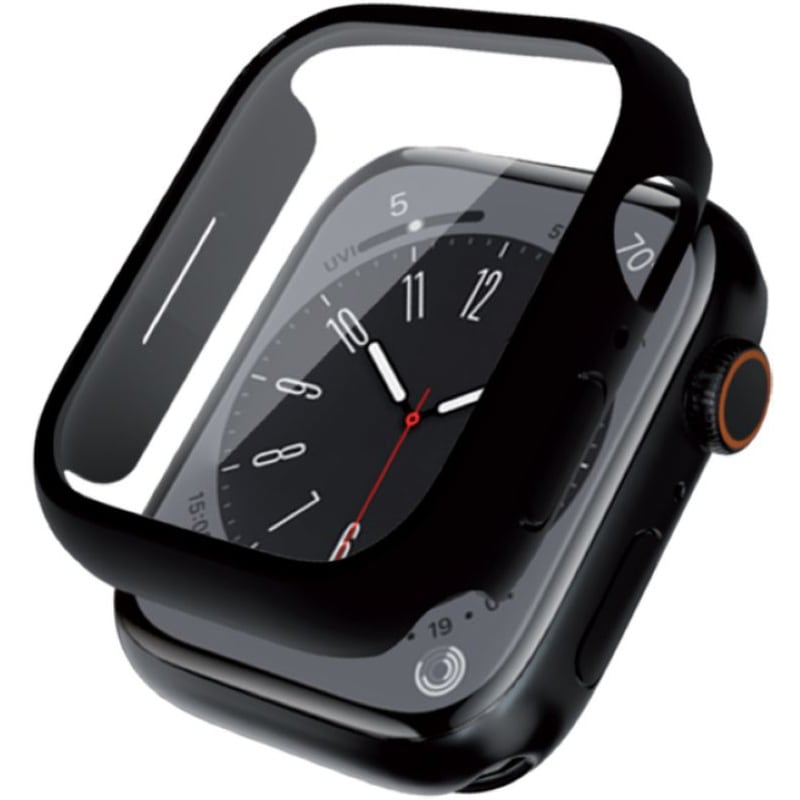 Θήκη Crong Hybrid Watch Case για Apple Watch 44mm - Black