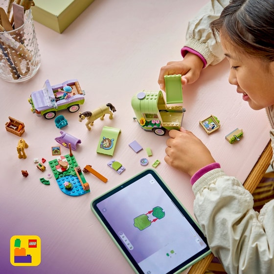 LEGO® Friends Τρέιλερ για Άλογο & Πουλαράκι (42695) image 7
