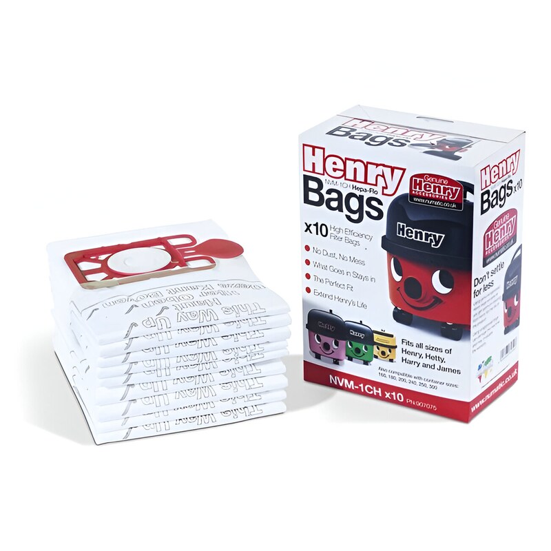 NUMATIC HEPA-FLO NVM1CH 9L Σακούλες για Ηλεκτρική Σκούπας 10 τμχ