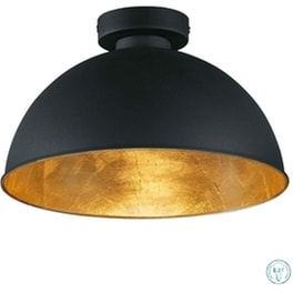 Trio Lighting Jimmy Πλαφονιέρα Οροφής 31εκ. Μαύρη με Ντουί E27