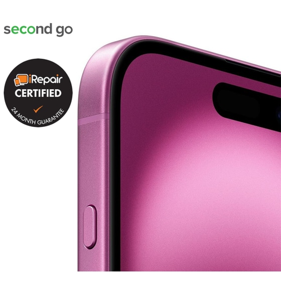 Μεταχειρισμένο Apple iPhone 16 Plus 128GB Pink second go Certified by iRepair image 3