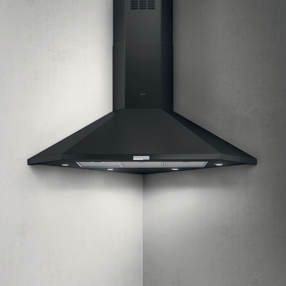 ELICA ACUTA BL/F/100 100 cm Μαύρο Καμινάδα - Τζάκι Απορροφητήρας image 1