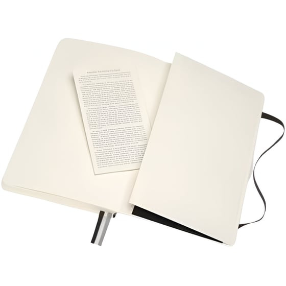 Σημειωματάριο Moleskine Plain Large Μαύρο (1 Τεμάχιο) image 3