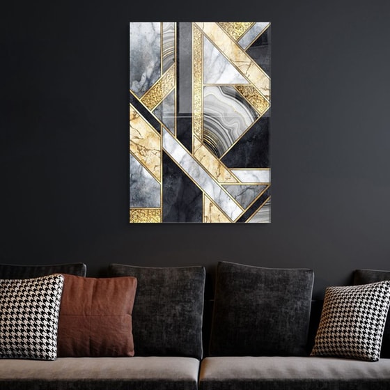 Μοντέρνος Πίνακας 24Mall Marble Σχέδιο 70x100 cm image 1