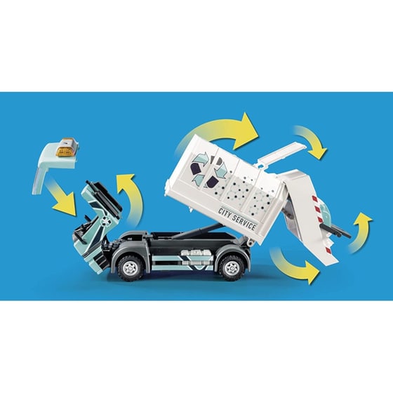 PLAYMOBIL® City Life Φορτηγό Ανακύκλωσης (70885) image 3
