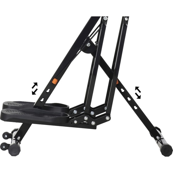 Ελλειπτικό Μηχάνημα Homcom  A90-322V00BK Air Walker Μηχανικό - Μαύρο image 2