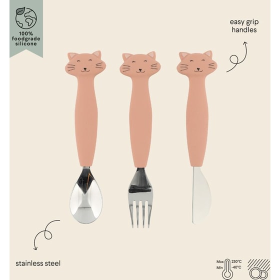 Σετ Πιρούνι-Μαχαίρι-Κουτάλι Trixie Mrs.Cat image 2