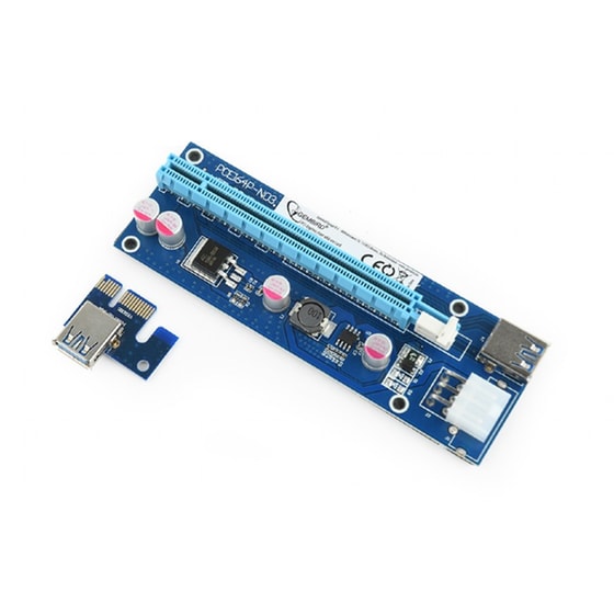 Gembird RC-PCIEX-03 Κάρτα Riser Add On PCIe Σύνδεση PCI-EX-6 image 2