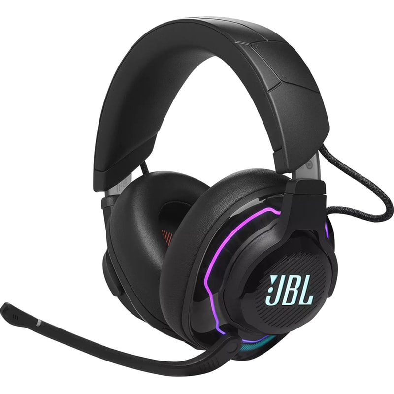 JBL JBL Quantum 910 Gaming Ασύρματα Ακουστικά Bluetooth/3.5mm/2.4 GHz - Μαύρα