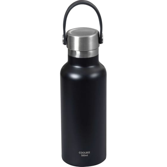 Μπουκάλι Θερμός Coolbee Ανοξείδωτο 500 ml Μαύρο image 1