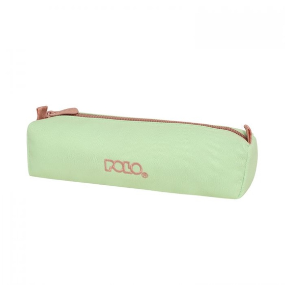 Κασετίνα Βαρελάκι Polo Box Λαχανί/Σομόν image 0