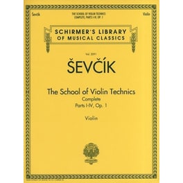 Sevcik - The School Of Violin Technics Complete, Parts I-iv, Op.1