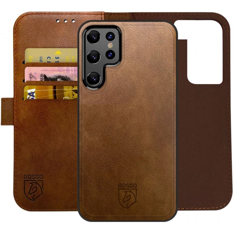 ROSSO Θήκη Samsung Galaxy S22 Ultra 5G - Rosso Element 2 in 1 - Brown