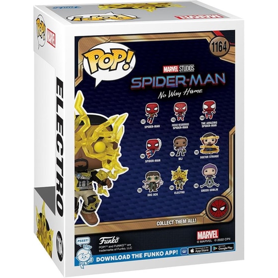 Funko Pop! Marvel Spider - Electro #1164 image 2