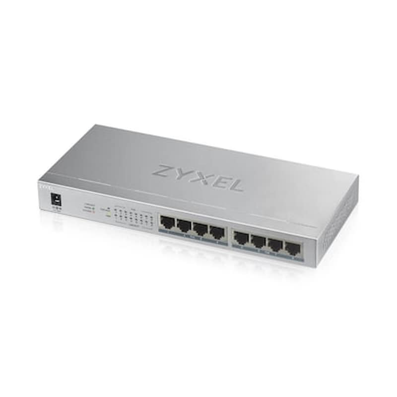 ZYXEL Zyxel GS1008HP Network Switch Unmanaged Gigabit Ethernet (1000 Mbps) PoE Support