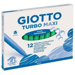 Μαρκαδόροι Giotto Turbo Maxi Χοντροί Πράσινο Ανοιχτό 12 Τεμάχια