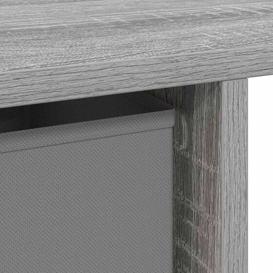 Γραφείο VidaXL από Επεξεργασμένο Ξύλο 100x40x75 cm - Γκρι Sonoma image 6