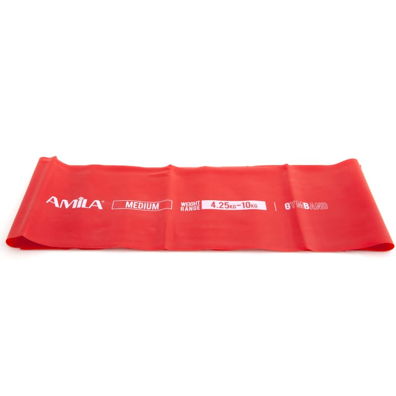 Λάστιχο Γυμναστικής Amila Gym Band 1,2m Μέτριο - Κόκκινο