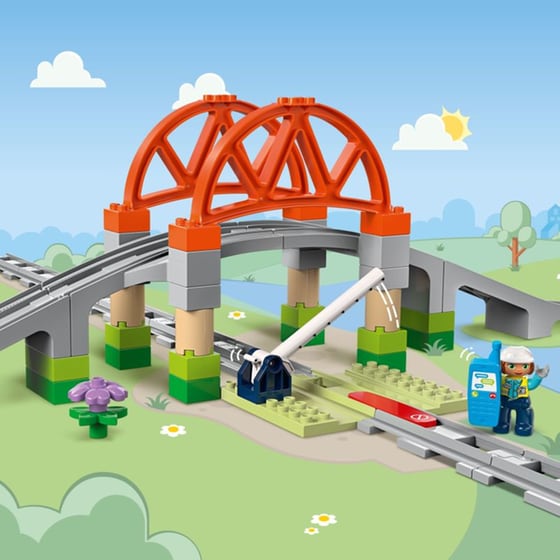 LEGO® Duplo Train Bridge and Tracks Expansion Set (10426) image 8