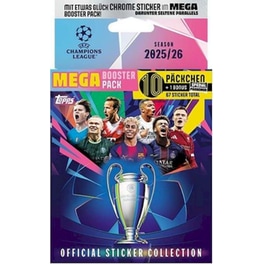 Topps Αυτοκόλλητα UEFA Champions League 2025/26 Mega Booster Eco Pack