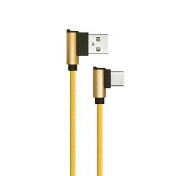 Καλώδιο δεδομένων V-tac Vt-5362 Diamond Series Usb to Usb-C 1m - Gold image 0