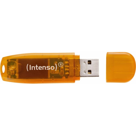 Intenso Rainbow Line 64GB USB 2.0 Stick Πορτοκαλί image 1