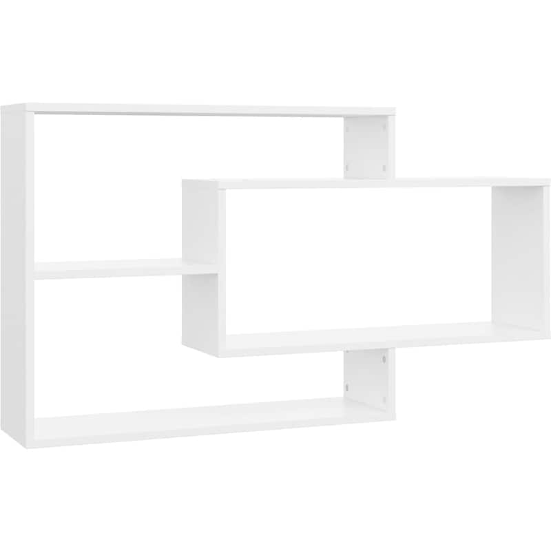 Ραφιέρα Τοίχου VidaXL από Μοριοσανίδα 104x20x58.5 cm - Λευκό VIDAXL