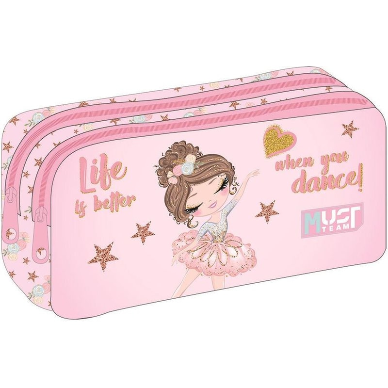 Κασετίνα Βαρελάκι Must Team Shiny Ballerina