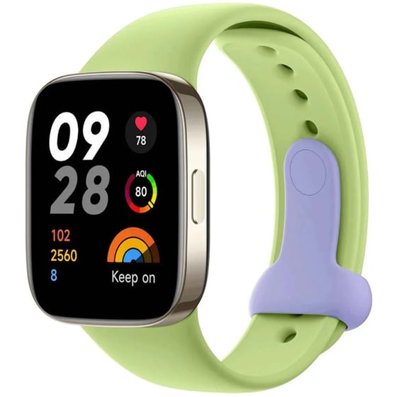 Λουράκι Xiaomi Silicone Strap για Xiaomi Redmi Watch 3 - Lime Green image 2