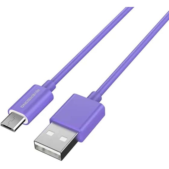 Καλώδιο Rirversong USB σε Micro USB 1.2m - Μωβ image 0