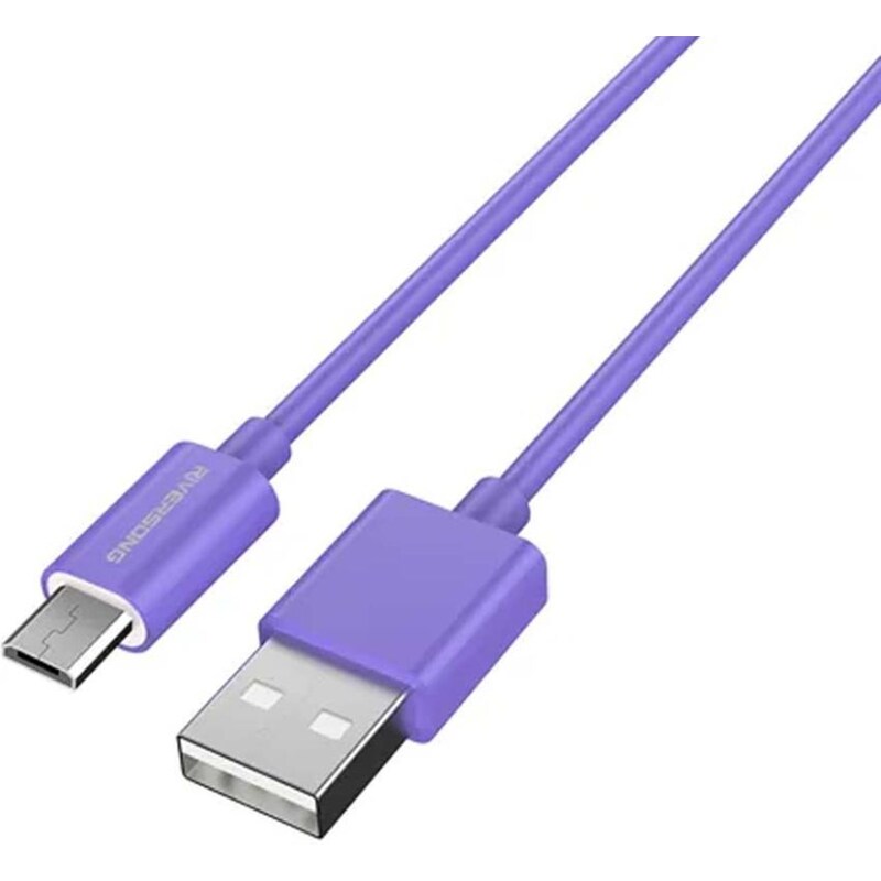 RIVERSONG Καλώδιο Rirversong USB σε Micro USB 1.2m - Μωβ