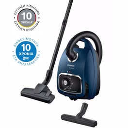 BOSCH BGB6X300 600 W με Σακούλα 4 L Imperial Blue Ηλεκτρική Σκούπα