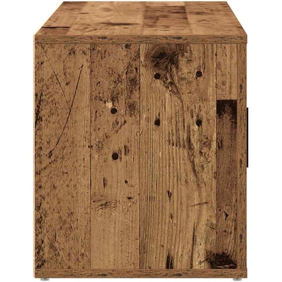 Έπιπλο Τηλεόρασης VidaXL 100 x 35 x 40 cm - Παλαιωμένο Ξύλο image 6
