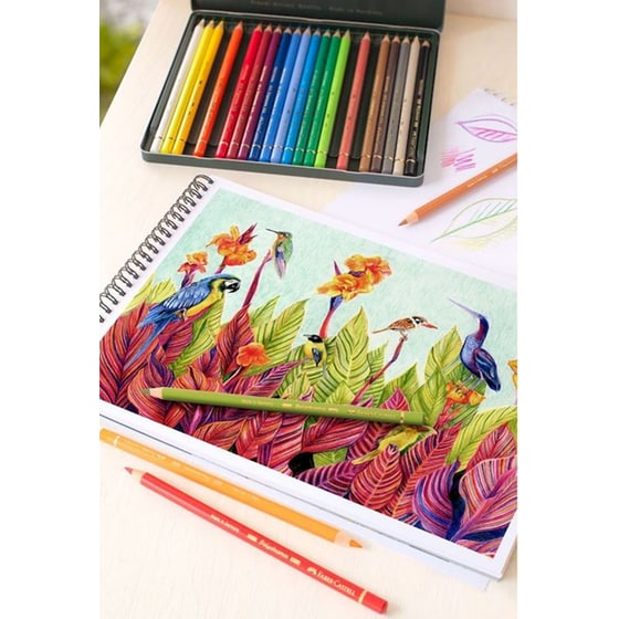 Ξυλομπογιές Faber Castell Polychromos Σετ σε Κασετίνα 24 Τεμάχια image 4