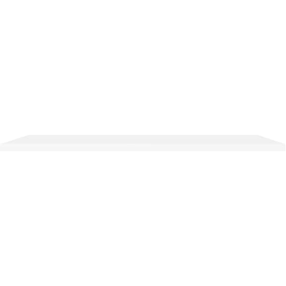 Ράφια Τοίχου VidaXL από MDF 120x23.5x3.8 cm 2 Τμχ  - Λευκό image 3