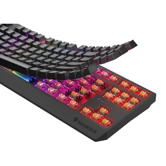 Genesis Thor 230 Gaming Μηχανικό Ενσύρματο USB Πληκτρολόγιο RGB Blue (US) image 13