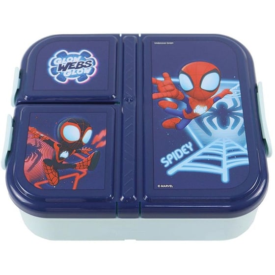 Φαγητοδοχείο Gim 3 Θέσεων Spidey 800ml image 1