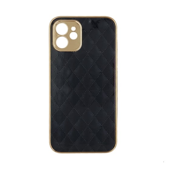 Θήκη Apple iPhone 12/iPhone 12 Pro - Gkk Electroplate Glass Case - Cube Black image 0
