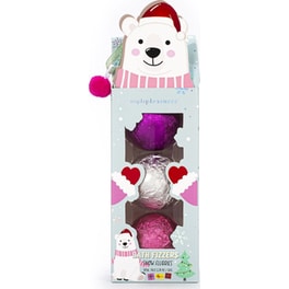 Tri-Coastal Design Σετ Άλατα Μπάνιου Polar Bear Xmas - 3 Τμχ