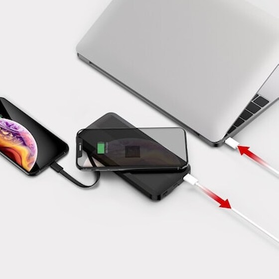 Iwalk Scorpion Air P.b Black 12000mah W/wireless Charging image 2