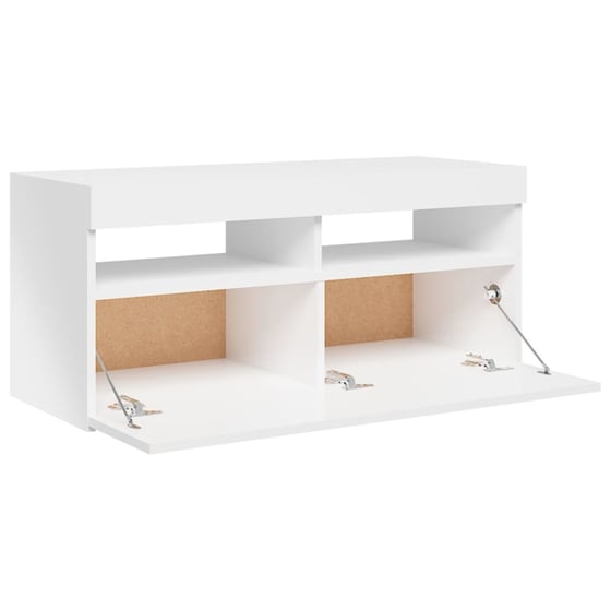Έπιπλο Τηλεόρασης  VidaXL από Μοριοσανίδα 90x35x40cm - Λευκό image 8