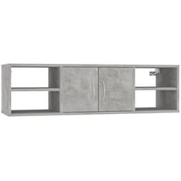 Ραφιέρα VidaXL από  Μοριοσανίδα 102x30x29 cm - Γκρι