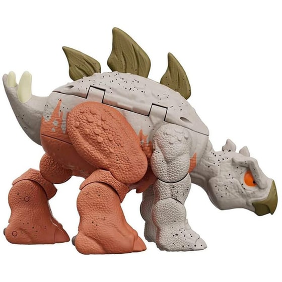 Mattel Φιγούρα Jurassic World Δεινόσαυροι 2 Σε 1 - Carnotaurus - Stegosaurus image 0