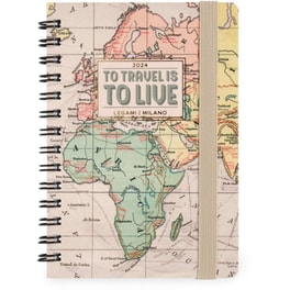 Ημερολόγιο Σπιράλ Legami 2024 Εβδομαδιαίο Small 12M Travel 8.5 cm x 13 cm (1 Τεμάχιο)