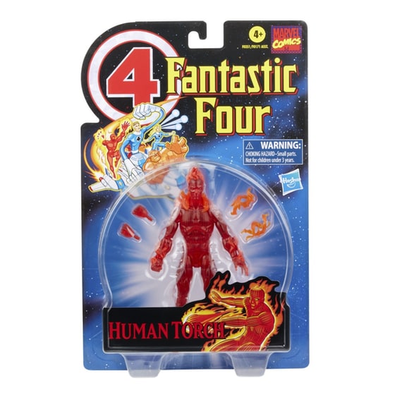 HASBRO Φιγούρα Marvel Legends Retro Fantastic Four Human Torch image 0