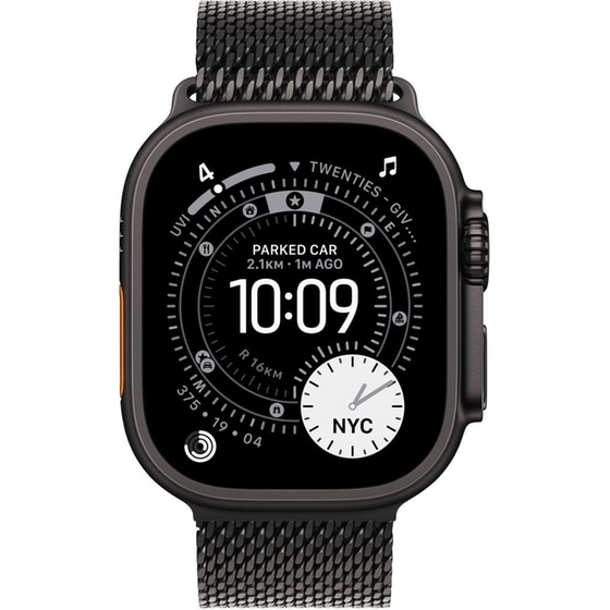 Apple Watch Ultra 3 GPS + Cellular 49mm Black Titanium Case with Black Titanium Milanese Loop - S image 2