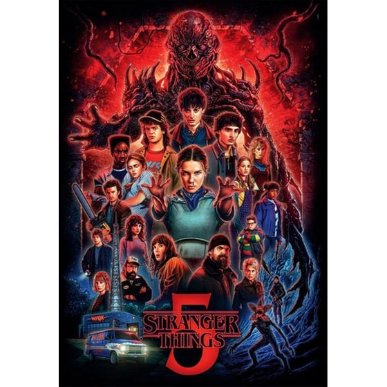 Παζλ Clementoni Stranger Things Season 5 (1000 Κομμάτια) image 1