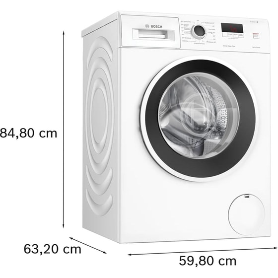 BOSCH WGE02430GR 7 kg 1.400 Στροφές Λευκό Πλυντήριο Ρούχων image 7